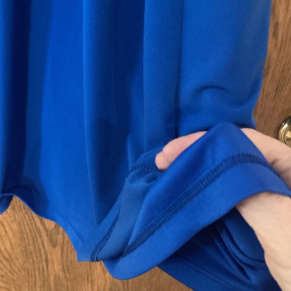 NWOT Sleeveless royal blue lined dress ….. never worn - Picture 2 of 6